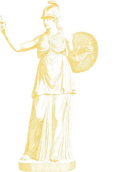 Athena Statue Illustration